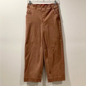 SPANX Pull-On Cropped Wide Leg Pants | Stretch Twill | Size M